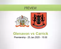 Glenavon Carrick betting prediction (25 January 2025)