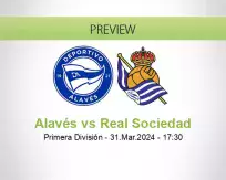 Alavés Real Sociedad betting prediction (31 March 2024)