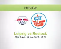 Leipzig Rostock betting prediction (19 January 2022)