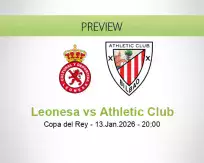 Leonesa Athletic Club betting prediction (13 January 2026)