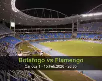 Botafogo Flamengo betting prediction (15 February 2026)