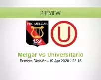Melgar Universitario betting prediction (20 April 2026)