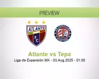 Atlante Tepa betting prediction (03 August 2025)