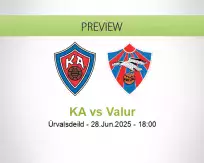 KA Valur betting prediction (28 June 2025)