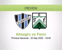 Almagro Ferro betting prediction (20 September 2025)