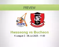 Hwaseong Bucheon betting prediction (06 July 2025)