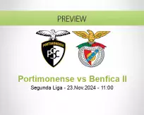 Portimonense Benfica II betting prediction (23 November 2024)