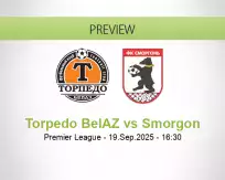 Torpedo BelAZ Smorgon betting prediction (19 September 2025)