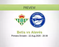Betis Alavés betting prediction (22 August 2025)