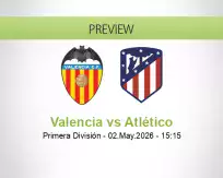 Valencia vs Atlético
