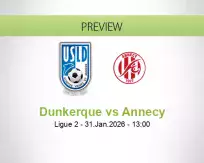 Dunkerque Annecy betting prediction (31 January 2026)