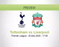 Tottenham Liverpool betting prediction (20 December 2025)