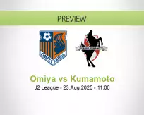 Omiya Kumamoto betting prediction (23 August 2025)
