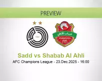 Sadd vs Shabab Al Ahli