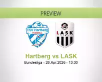 Hartberg LASK betting prediction (26 April 2026)