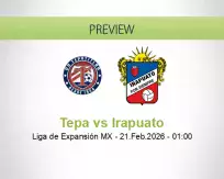 Tepa Irapuato betting prediction (21 February 2026)
