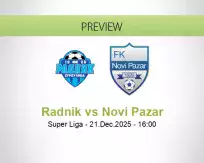 Radnik Novi Pazar betting prediction (21 December 2025)