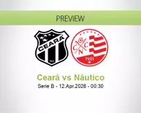 Ceará Náutico betting prediction (12 April 2026)
