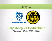 Sarpsborg Bodø/Glimt betting prediction (15 April 2026)