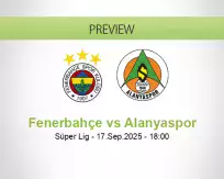 Fenerbahçe Alanyaspor betting prediction (17 September 2025)