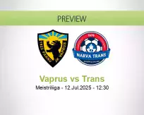 Vaprus Trans betting prediction (12 July 2025)