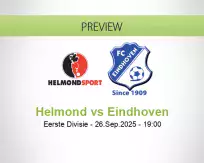 Helmond Eindhoven betting prediction (26 September 2025)