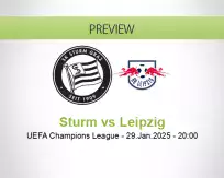 Sturm Leipzig betting prediction (30 January 2025)