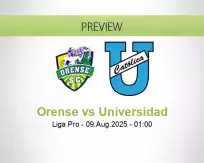 Orense Universidad betting prediction (09 August 2025)
