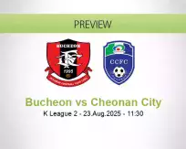 Bucheon Cheonan City betting prediction (23 August 2025)