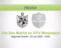 Uni San Martín UCV Moquegua betting prediction (22 June 2025)