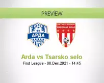 Arda Tsarsko selo betting prediction (06 December 2021)