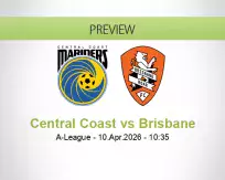 Central Coast vs Brisbane