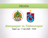 Alanyaspor Trabzonspor betting prediction (11 April 2026)