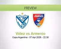 Vélez vs Armenio