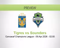 Tigres Sounders betting prediction (09 April 2026)
