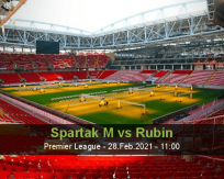 Spartak M Rubin betting prediction (28 February 2021)
