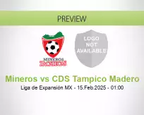 Mineros CDS Tampico Madero betting prediction (15 February 2025)