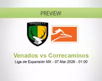 Venados Correcaminos betting prediction (07 March 2026)
