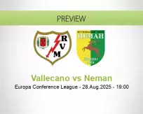 Vallecano Neman betting prediction (28 August 2025)