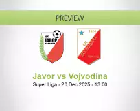 Javor Vojvodina betting prediction (20 December 2025)