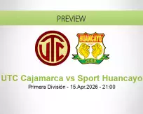 UTC Cajamarca Sport Huancayo betting prediction (15 April 2026)