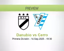 Danubio Cerro betting prediction (14 September 2025)