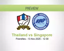 Thailand Singapore betting prediction (13 November 2025)
