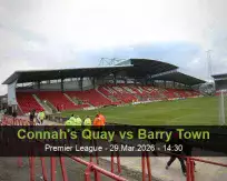 Connah's Quay Barry Town betting prediction (29 March 2026)