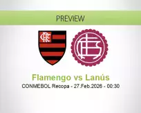 Flamengo Lanús betting prediction (27 February 2026)