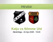 Kalju Nõmme Utd betting prediction (22 April 2026)