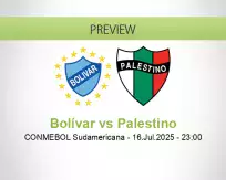 Bolívar vs Palestino