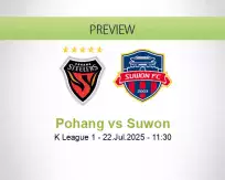 Pohang Suwon betting prediction (22 July 2025)