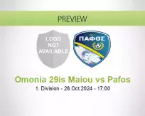 Omonia 29is Maiou Pafos betting prediction (28 October 2024)