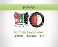 NEC Feyenoord betting prediction (12 April 2026)